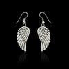 925 Sterling Silver Angel Earrings, Wings of an angel Earrings, Angel Wings Earrings, Wedding Earrings