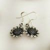 Sterling Silver Sunflower dangle earrings