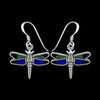 Insect Earrings • 925 Sterling Silver Navajo Earrings • Dragonfly Earrings