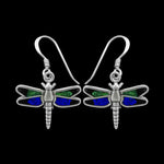 Insect Earrings • 925 Sterling Silver Navajo Earrings • Dragonfly Earrings