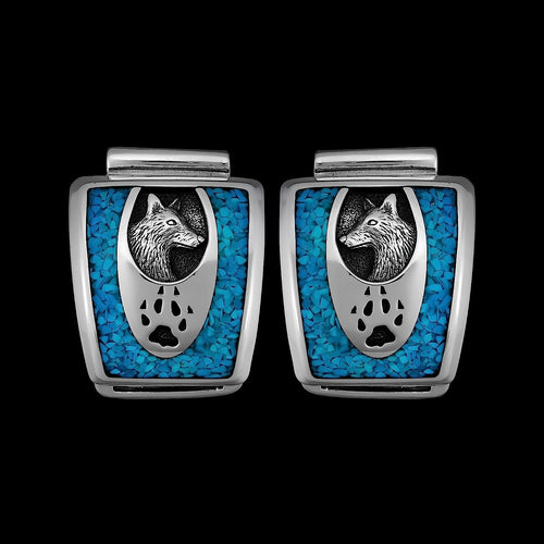Wolf Watch Band • Apple Watch bands • Navajo Handmade Sterling Silver Watch Bands • Watch Tips