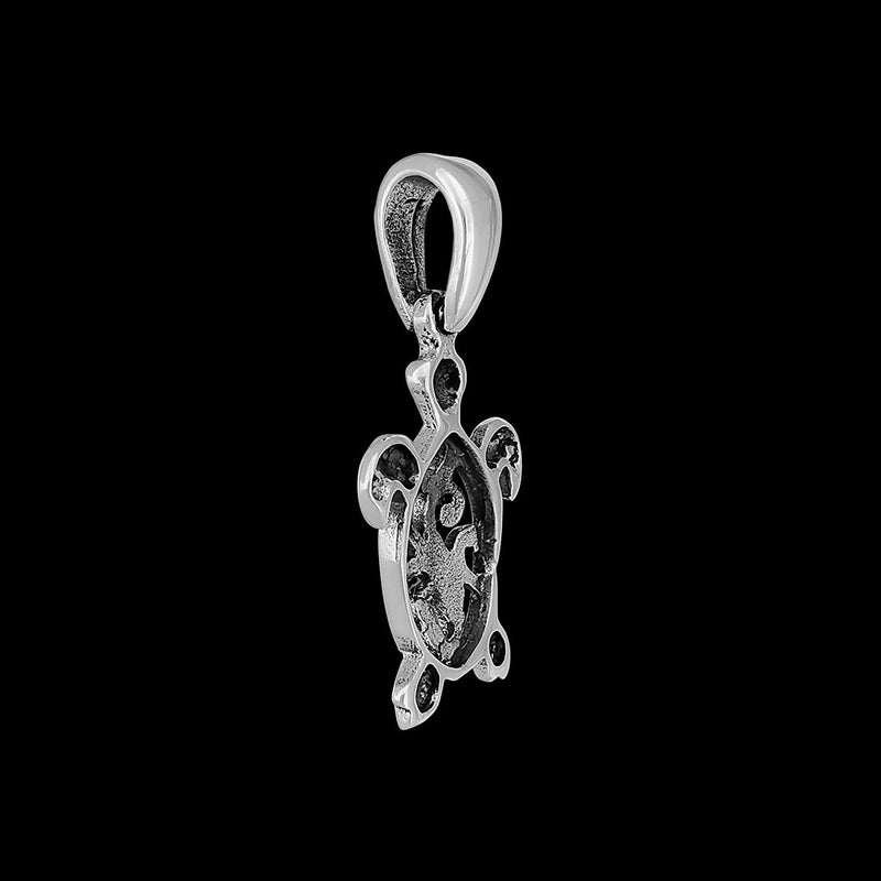 Turtle Pendant, 925 Sterling Silver Pendant, Tortoise Pendant, Sea Turtle Pendant, Beach Pendant