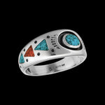 Navajo Handmade Ring • Roie Jaque Design • 925 Sterling Silver • Native American Jewelry