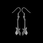Guitar Earrings - Stranger Eddie Things Munson Guitar Earrings - BCRich Guitar Earrings