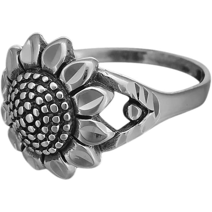 Full Bloom Sunflower Ring size