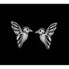 Tiny Sterling Silver Hummingbird Stud Earrings