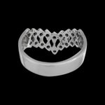 Size 6 Diamond Cut Lattice Ring