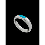 Statement Fashion Ring • 925 Sterling Silver • Turquoise • Size 10