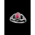 Pink ring, 925 Sterling Silver ring, Ladies Ring, Engagement, size 5