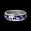 Horseback Rider Ring • Equestrian Design • Navajo Handmade • Native American Style • Lapis Lazuli