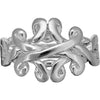 4 piece Sterling Silver Puzzle Ring in sizes 6, 7, 8, 9, 10