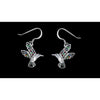 Hummingbird Earrings • 925 Sterling Silver • Navajo Handmade Jewelry • Bird Design