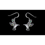 Hummingbird Earrings • 925 Sterling Silver • Navajo Handmade Jewelry • Bird Design