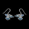 Hummingbird Earrings • 925 Sterling Silver • Navajo Handcrafted • Native American Jewelry