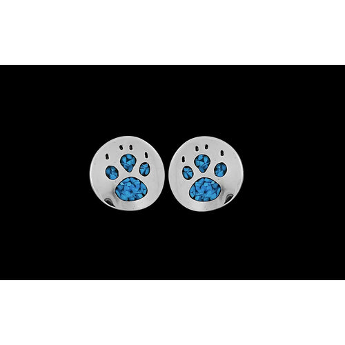 925 Sterling Silver Dog Earrings, Man's Best Friend, Dog Paw Earrings