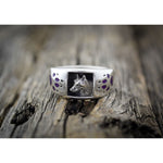 Size 12 - Wolf Ring • Navajo Handcrafted • 925 Sterling Silver • Native American Jewelry