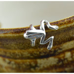 Stunning sterling silver frog cuff earring