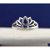 Exquisite Sterling Silver Lotus Flower Ring - Symbol of Purity and Rebirth