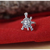 Sterling silver turtle earring cuff