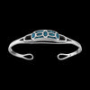 Native American Turquoise Bracelet • Navajo Handmade • 925 Sterling Silver