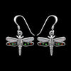 Insect Earrings • 925 Sterling Silver Navajo Earrings • Dragonfly Earrings