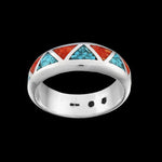 Navajo Handmade Turquoise Ring • Southwest Native American Jewelry • 925 Sterling Silver