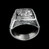 Navajo Chief Mountain Ring • 925 Sterling Silver • Native American Jewelry