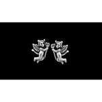 Evil Cupid Earrings • 925 Sterling Silver • Dark Romance Jewelry • Arrow Studs