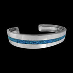 Navajo Cuff Bracelet • 925 Sterling Silver • Native American Handmade Jewelry • Turquoise Bracelet