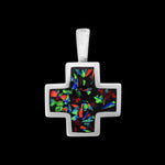 Cross Pendant, 925 Sterling Silver Pendant, Christian Pendant, Greek Cross Pendant, Religious Jewelry