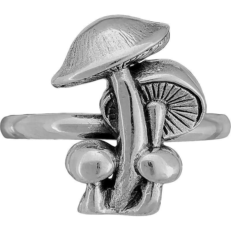 925 Sterling Silver Mushroom Ring, Shroom Ring, Magic Mushroom, Fungus RIng