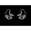 925 Sterling Silver Horse Earrings • Navajo Handcrafted • Equestrian Jewelry