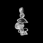 925 Sterling Silver Bunch o' Shrooms Pendant