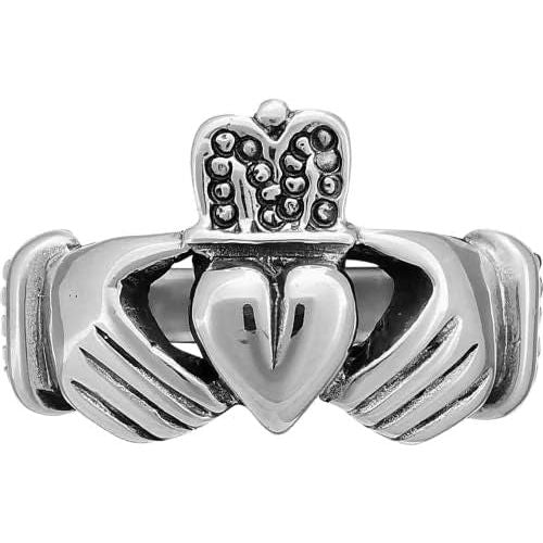 Sterling Silver Claddagh Promise Ring