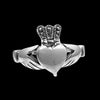 Sterling Silver Celtic Claddagh Pillbox Style Ring