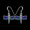 Insect Earrings • 925 Sterling Silver Navajo Earrings • Dragonfly Earrings