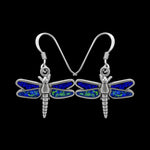 Insect Earrings • 925 Sterling Silver Navajo Earrings • Dragonfly Earrings