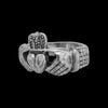 Diamond Cut Claddagh Promise Ring