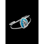 Howling Wolf Bracelet • Navajo Handmade • 925 Sterling Silver Cuff