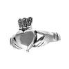 Sterling Silver Celtic Claddagh Pillbox Style Ring