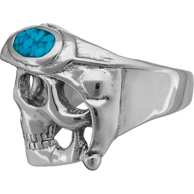 Biker Ring, 925 Sterling Silver Ring, Navajo Ring, Native American Handmade Jewelry, Pilot Helmet, Aviator Ring, Skull Ring