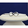 925 Sterling Silver infinity bangle bracelet