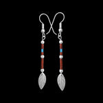 Vintage Earrings, Nand Strung Earrings, Navajo Earrings, Native American Earrings, Turquoise Earrings