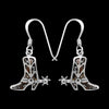 Western Spurs Earrings • 925 Sterling Silver • Handmade Jewelry for Cowgirl Fashion