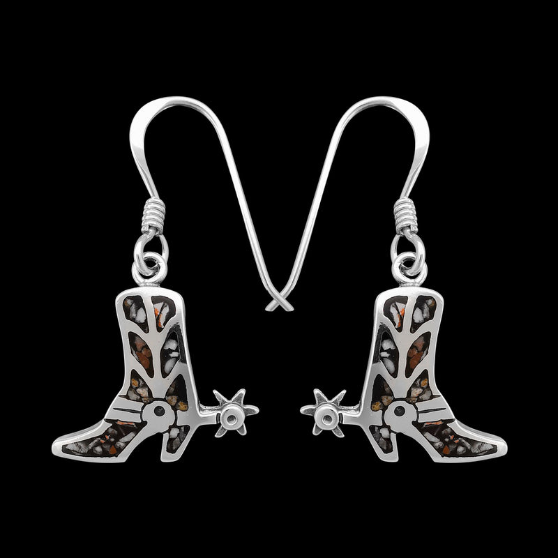 Western Spurs Earrings • 925 Sterling Silver • Handmade Jewelry for Cowgirl Fashion