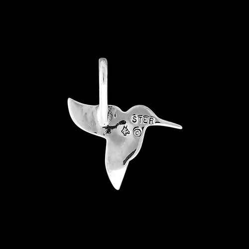 Hummingbird Pendant, 925 Sterling Silver, Hummingbird Charm