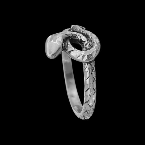 Intertwined Snake Ring, 925 Sterling Silver, Reptile Jewelry, Snake Jewelry