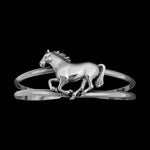 925 Sterling silver Cuff Bracelet, Horse Bracelet, Horse Cuff, Native American Handmade Jewelry, Navajo Cuff Bracelet, Equestrian Bracelet, Cowgirl, Rodeo