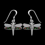 Insect Earrings • 925 Sterling Silver Navajo Earrings • Dragonfly Earrings