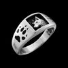 Wolf Ring • 925 Sterling Silver • Navajo Handmade • Native American Jewelry